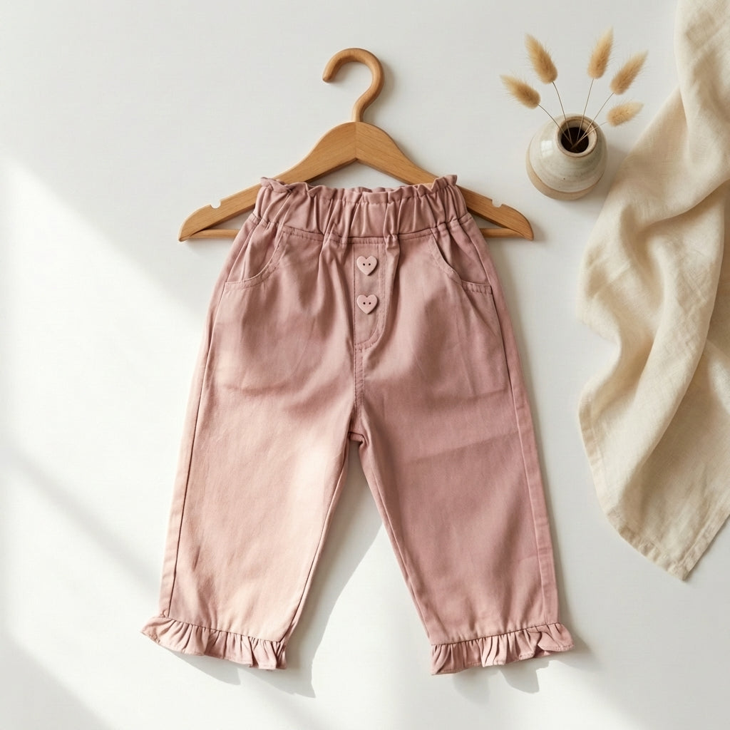Pantaloni Rosa Bambina