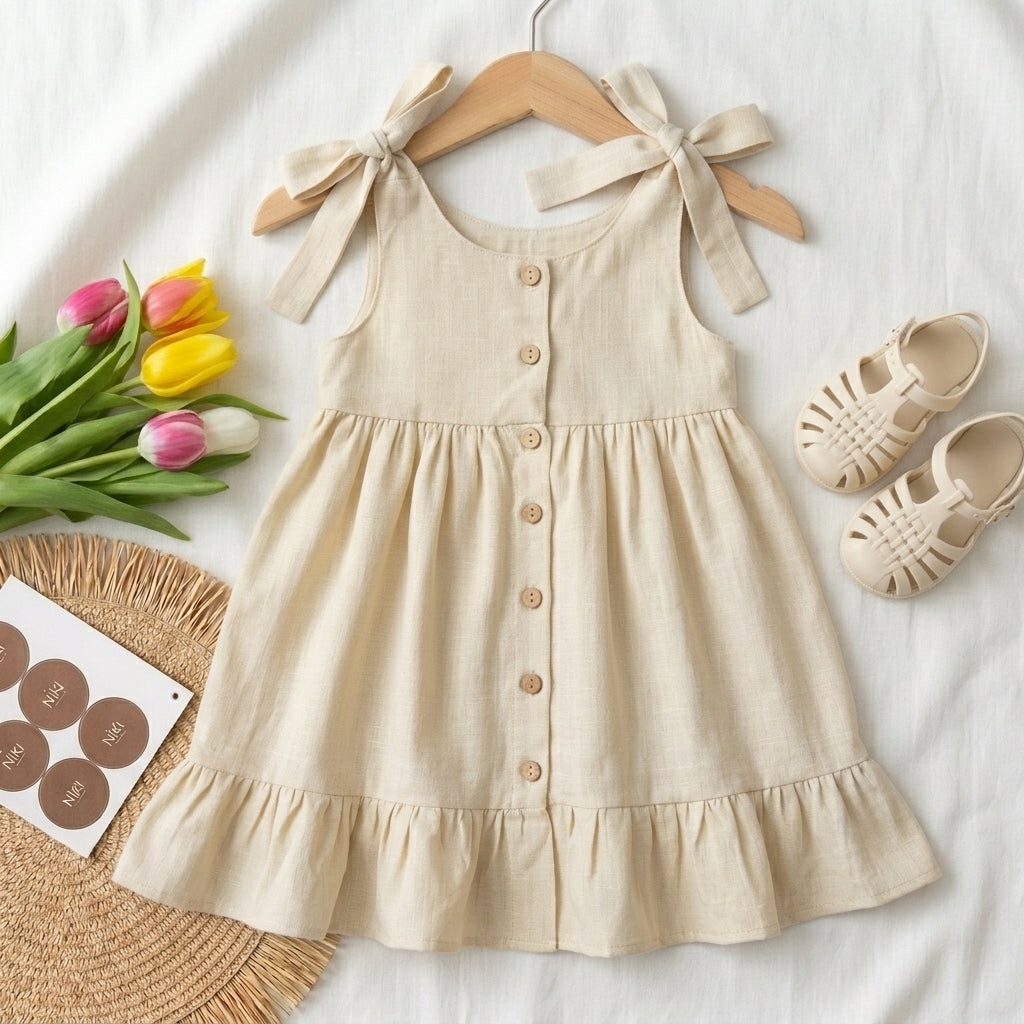 Vestito Beige Bambina