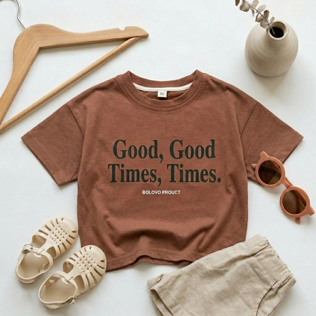 T-Shirt Marrone Bambini